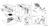 Diagram for 2019 Nissan Versa Air Duct - 16576-1HK0A