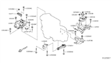 Diagram for 2015 Nissan Versa Motor And Transmission Mount - 11253-1HS0A