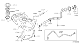 Diagram for 2014 Nissan Versa Fuel Filler Neck - 17220-3AN0A