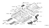 Diagram for 2015 Nissan Sentra Body Mount Hole Plug - 01658-00683