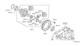 Diagram for 2014 Nissan Versa Note Differential Bearing - 40210-00QAL
