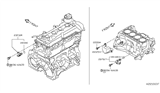 Diagram for Nissan Crankshaft Position Sensor - 23731-1KT0A