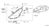 Diagram for Nissan Xterra Headlight Bulb - 26717-9B910