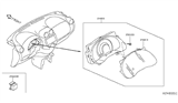 Diagram for 2013 Nissan Versa Tachometer - 24810-3AN0A