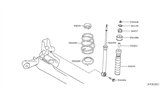 Diagram for Nissan Versa Note Coil Spring Insulator - 55032-1HJ0A