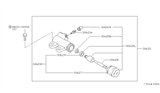 Diagram for Nissan Pulsar NX Clutch Slave Repair Kit - 30622-16E25