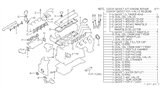 Diagram for 1995 Nissan Stanza Cylinder Head Gasket - 10101-4E827