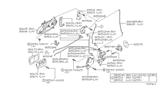 Diagram for 1996 Nissan 200SX Door Latch Assembly - 80552-89918