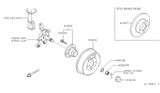 Diagram for 1997 Nissan Stanza Wheel Bearing - 43200-1E400