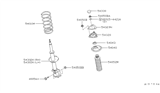 Diagram for Nissan Altima Shock And Strut Mount - 54320-0E000