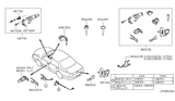 Diagram for Nissan Altima Ignition Switch - 48700-1E527