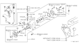 Diagram for Nissan Hardbody Pickup (D21) Power Steering Pump - 49110-86G00
