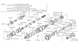 Diagram for Nissan Hardbody Pickup (D21U) Synchronizer Ring - 32604-40P21
