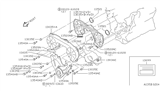 Diagram for Nissan 240SX Timing Cover - 13501-40F81
