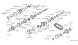 Diagram for Nissan Hardbody Pickup (D21U) Output Shaft Bearing - 32203-73P00