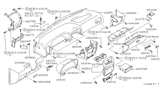 Diagram for Nissan Pathfinder Glove Box - 68500-75P11