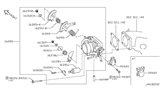 Diagram for Nissan 240SX Throttle Position Sensor - 22620-31U15