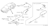 Diagram for 1995 Nissan Maxima Fuel Door Release Cable - 78822-40U00