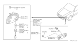 Diagram for Nissan Pathfinder Light Socket - 26597-86E10