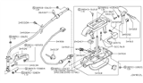 Diagram for 1995 Nissan Maxima Automatic Transmission Shifter - 34901-53U12