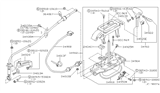 Diagram for 1998 Nissan Maxima Automatic Transmission Shifter - 34901-0L901