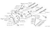 Diagram for 1995 Nissan Maxima Timing Chain Guide - 13085-31U00