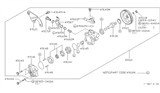 Diagram for Nissan Maxima Power Steering Pump - 49110-40U15