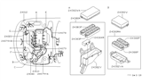 Diagram for Nissan Battery Cable - 24110-44U00