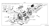 Diagram for 2018 Nissan Rogue Sport Heater Core - 27140-4BA0A