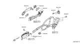 Diagram for Nissan Rogue Sport Door Latch Assembly - 82500-6MA0A