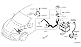 Diagram for Nissan Rogue Sport Battery Cable - 24080-6MA0A