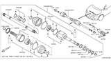 Diagram for Nissan Rogue Sport CV Joint - 39771-4BB1B