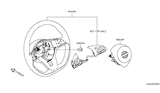 Diagram for Nissan Rogue Sport Steering Wheel - 48430-6MM2A