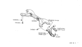 Diagram for Nissan Sentra Control Arm Bracket - 54577-F4200