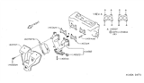 Diagram for 1996 Nissan 200SX Exhaust Manifold - 14002-3M200