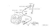 Diagram for 1996 Nissan Sentra Clutch Cable - 30770-1M200