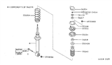 Diagram for 1996 Nissan 200SX Shock And Strut Mount - 55322-4B000
