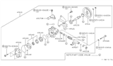 Diagram for 1996 Nissan 240SX Power Steering Pump - 49110-70F00