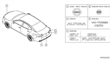 Diagram for 2020 Nissan Altima Emblem - 84896-6CA4A