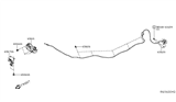 Diagram for Nissan Altima Hood Cable - 65621-6CA0A