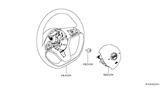 Diagram for 2021 Nissan Altima Steering Wheel - 48430-6CB4A