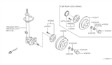 Diagram for Nissan Maxima Wheel Bearing - 43200-85E11