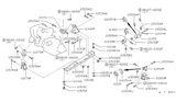 Diagram for 1991 Nissan Axxess Motor And Transmission Mount - 11253-51E20