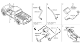 Diagram for 2014 Nissan Xterra Antenna - 25975-9CF0B