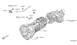 Diagram for 2011 Nissan Frontier Transmission Assembly - 32010-EA000