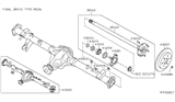 Diagram for 2021 Nissan Frontier Axle Shaft - 38162-EA00A