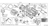 Diagram for Nissan Frontier Blower Motor - 27226-EA000