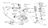 Diagram for Nissan Pathfinder Sway Bar Bushing - 54613-7S000