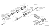 Diagram for 2010 Nissan Xterra Output Shaft Bearing - 32203-EA30A