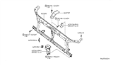 Diagram for 2014 Nissan Frontier Radiator Support - F2500-ZL8MA